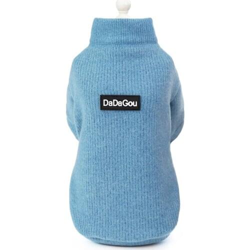 Pet Autumn Winter Coat Clothes Dog Cat Sweater Kitten Puppy Classic Turtleneck Sweatshirt Knitwear Apparel 4 Colors