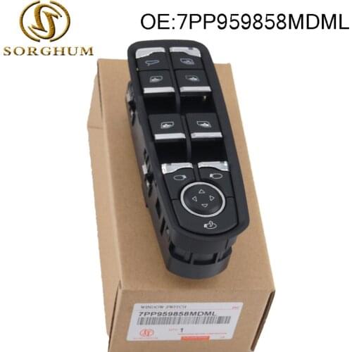 Front Left Window Master Switch For Porsche Panamera Cayenne 7PP959858MDML