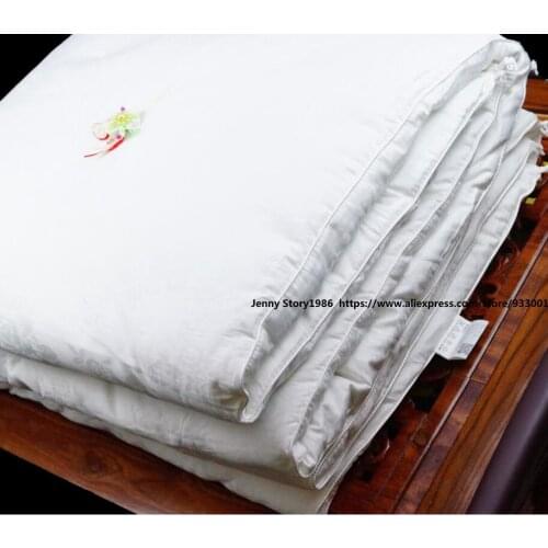 Excellent silk quilt 10 year quality Mulberry silk filler Perfect skin Fabric household Hotel quality Royal quality life