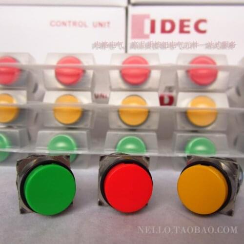 [ SA ]IDEC Izumi of Japan since the reset button switch 16mm round AB6M-M1 * C without light 1a1b--10PCS/LOT