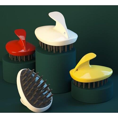 Shampoo Silicone Massage Comb Hair Washing Comb Shower Brush Bath SPA Massage Brush Hair Brush Scalp Massage Comb