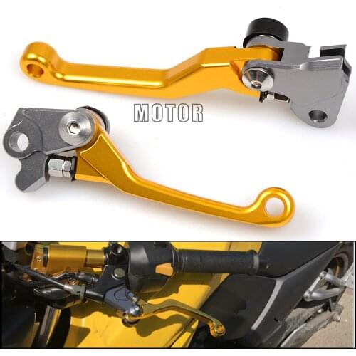 Motorcycle Handlebar Foldable Dirt Bike Brake And Clutch Levers For Suzuki RM125 RM250 1996-2003 1997 1998 1999 2000 2001 2002