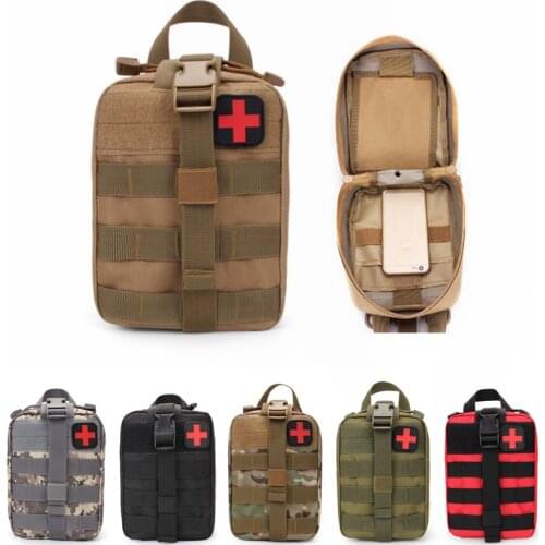 Tactical EMT 600D Nylon Tactical Bag Outdoor Molle Military Waist Fanny Pack Airsoft Sport Pounch Climbing Medical Kits Bags
