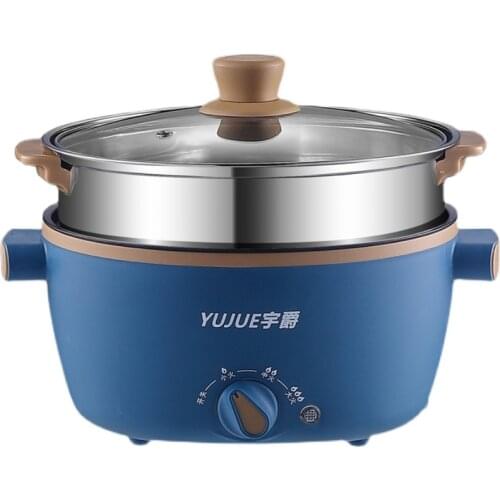 All-in-one pan with anti-drying non-stick pan for multi-person use with anti-drying instant noodles steamer rice cooker