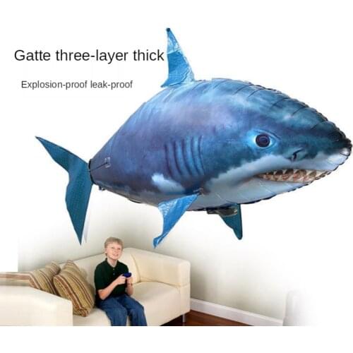 Rc Fly Air Balloons Action Remote Control Shark Toys Air Swimming Fish Rc Animal Toy Infrared Clown Fish Gifts Party Decoration
