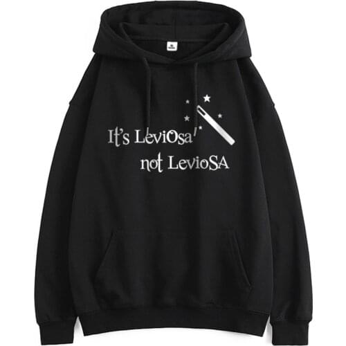 Its Leviosa Not Leviosa Woman Hoodies Fashion K-pop Pullovers 2021 New Autumn Casual Sweatshirts Hip Hop Polyester Clothing