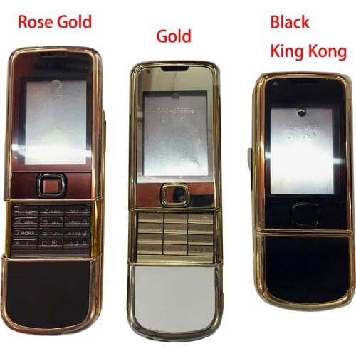 ZUGZUC New Metal For Nokia 8800 Arte 8800A Full Housing Complete Mobile Phone Housing+Logo