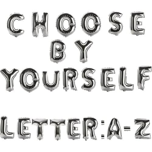 1pc 16inch rosegold red letter foil balloon Wedding decorations kids baby shower Happy Birthday Party Adult Name supplies ballon