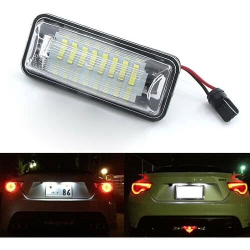 2X LED Number License Plate Light For Toyota FT-86 GT86 Subaru BRZ WRX Forester