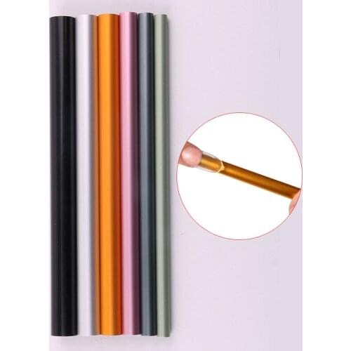 6Pcs/Box Double-Ended Nail Shaping Tube Rod C Curve Different Size UV Gel Acrylic Art Rod Stick Nail Forms Shaping Manicure