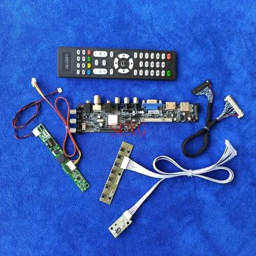 Display controller drive board 30-Pin LVDS Fit LM215DB/LM215DU1A KIT 1920*1080 Signal Digital LED LCD AV VGA USB HDMI-compatible