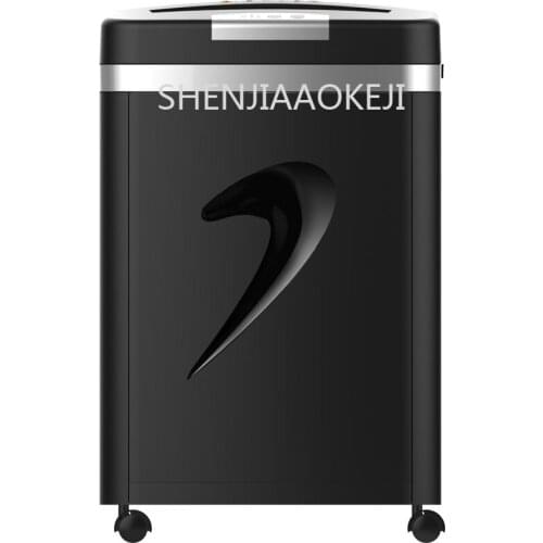 220V 130W electric shredder paper crusher Mute 5 level secrecy office household documents card smashing Movable shredder