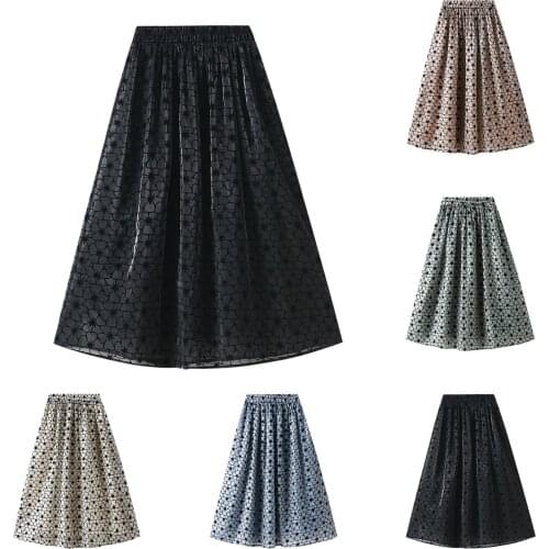 Женские юбки миди ISHOWTIENDA China At AliExpress