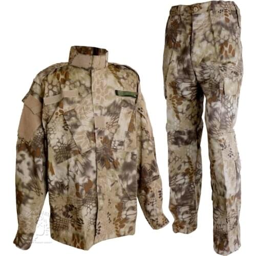 Kryptek Camouflage Highlander Tactical Combat BDU Uniform US Army Military Battlefield Training Clothes Hunting Clothing