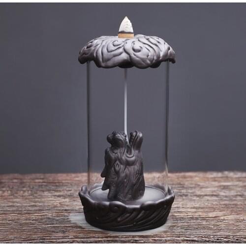 Incense Burner, Dragon Head Incense Holder Aroma Stove Household Desktop Decor for Sitting Room Bedroom