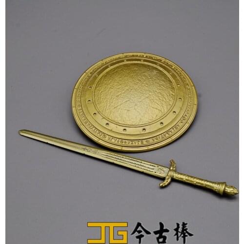 Hot Toys1/6 Wonder Girl HT Ancient Female Warrior Yellow Gold Shield Long Sword Model