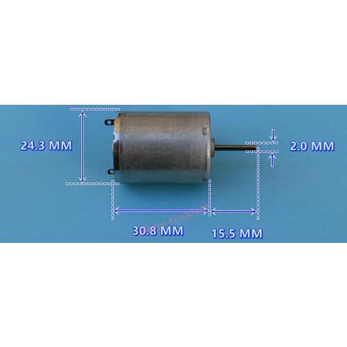 Micro RF-370CA DC Motor 12V 18V 24V 4850RPM Low Speed Precious Metal Brush Mute Electric motor