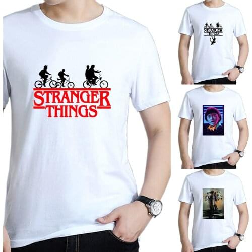 Men Clothes Stranger Things T Shirts Season Eleven Millie Bobby Brown Friends Dont Lie Tops Boys Tees COSPLAY Costum Poleras