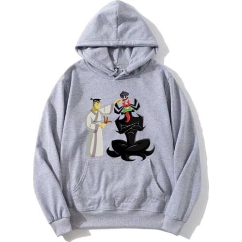 Samurai Jack A Ku BBQ Hoodie Hip Hop Funny Men Unisex Pullover Hoodies Spring Autumn Sweatshirt Harajuku Casual Hooded Jackets