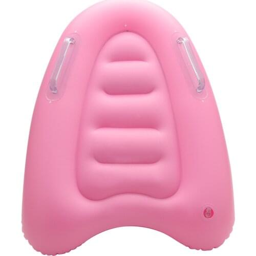 Adult And Children Inflatable Swimming Back Float Kickboard Handle Funny Safe Paly Water Beach Swimming Pool Training Equipment