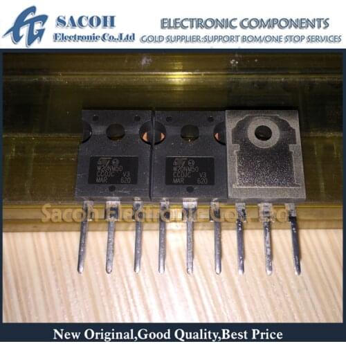 New original 10PCS/Lot STW20NM50 W20NM50 20NM50 or STW20NM50FD W20NM50FD TO-247 20A 500V N-ch Power MOSFET