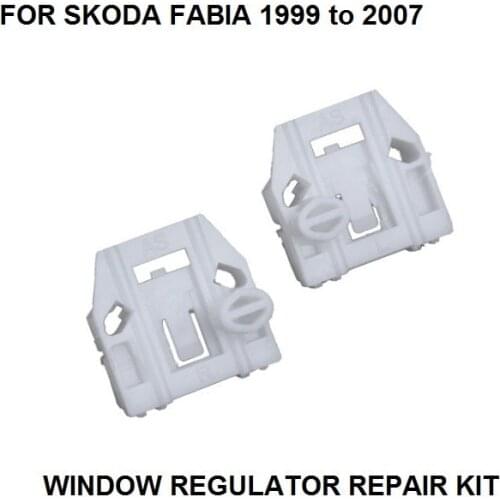 WIDNOW REGULATOR FOR SKODA FABIA ELECTRIC WINDOW REGULATOR CLIP KIT FRONT-LEFT 1999-2007