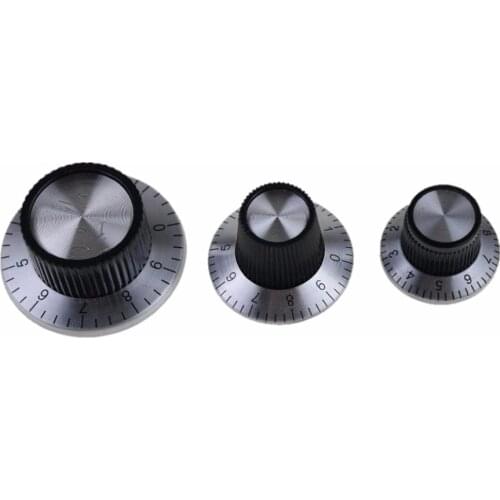 1PCS potentiometer knob C1 C2 C3 with dial, aluminum knob, digital knob, 37MMX 15MM, high 6.0MM inner diameter