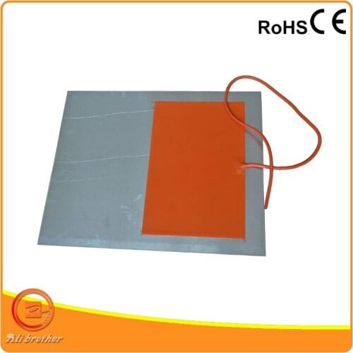 153X204mm 300W 220V Silicone Heater Engine / Heating Plate w/ 1m Cord Wire+ PSA