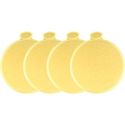 100pcs 8cm Round Mousse Cake Boards Gold Paper Cupcake Dessert Displays Tray Wedding Birthday Cake Pastry Decorative Tools Kit