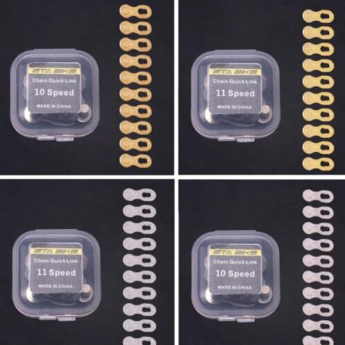 5 Pairs Delicate Bike Chains Buckle Connector For 6/7/8/9/10/11/12 Speed Quick Link Joint