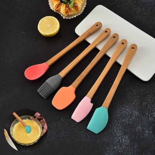 5pcs High Quality Kitchenware Cooking Set Heat Resistant Spatula Shovel Spoon Non-Stick Household Kitchen Utensils Tool
