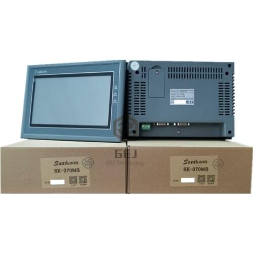 7 Inch SK-070MS Samkoon DC 24V Resolution 800*480 with Ethernet Touch Screen HMI