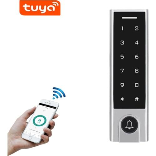 IP66 Waterproof Tuya APP Bluetooth-compatible Remote Control Standalone Access Controller Support 125KHz RFID EM Card Password
