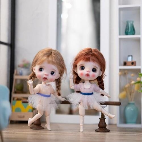 Obitsu11 Ballet Suit Ob11 Dance Dress 1/12Doll Clothes (Fit BJD12,Cu-Poche,P9, Molly)