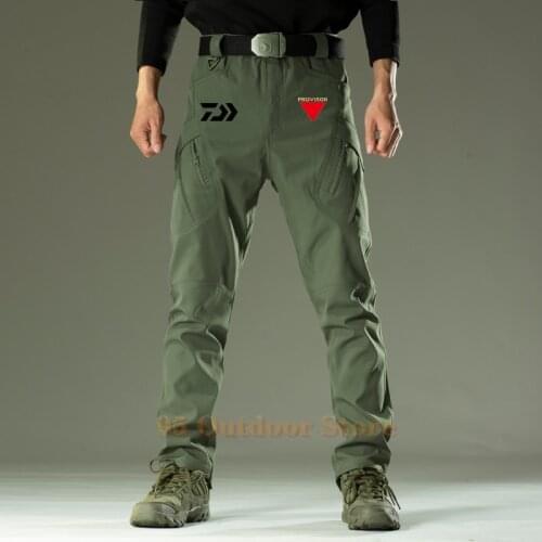Daiwa Fishing Pants Waterproof Fishing Clothes Hiking Multi-Pocket Outdoor Hunting Men Pants Tactics Trousers Fishing Clothing
