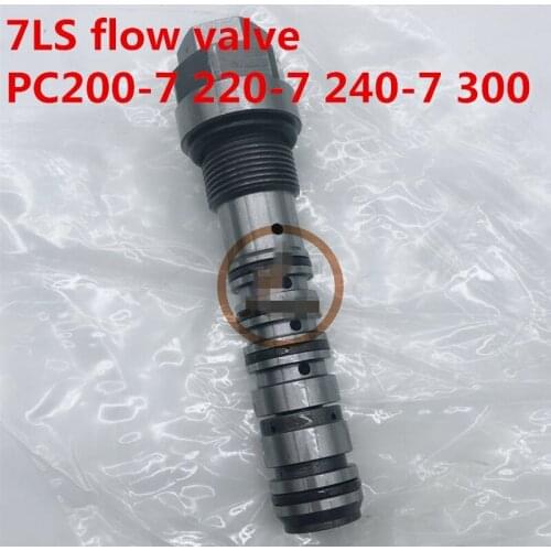For excavator PC200-7 220-7 240-7 300-7LS valve mported flow valve high quality excavator accessories free mail