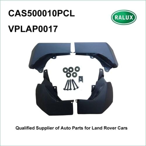 CAS500010PCL-Front VPLAP0017-Rear Complete set of auto petrol mudflaps for LR3 LR4 2010- car mudguards fender flares retail