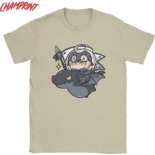 Jalter Fate Grand Order Mens T Shirt FGO Humor Tees Short Sleeve Crew Neck T-Shirts Pure Cotton New Arrival Clothing