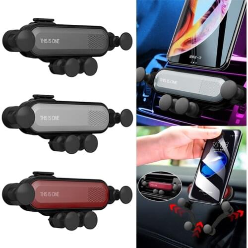 Gravity Car Phone Holder Car Mobile Support Clip Car Air Vent Mount Car Holder Mobile Phone Stand for iPhone Samsung Xiaomi