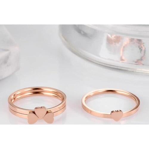 Ring women stainless steel ring couple wedding rings
