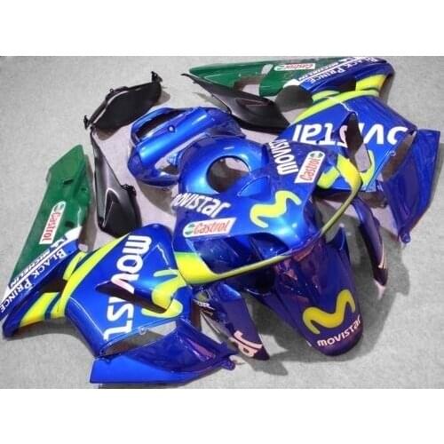 Motorcycle Injection fairings set for hd blue movistar CBR 600 RR fairing 2005 2006 CBR 600RR CBR600RR 05 06 bodykits