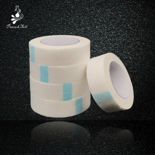 Tape for eyelash extension Nedical Breathable Non-woven tapes Under Patch tools to Protect Under Eyelashes Peacock tail 5pcs/lot