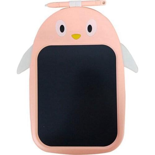 Mini LCD Writing Color Board Childrens Penguin Color LCD Digital Drawing Writing Tablet One-Button Lock Screen