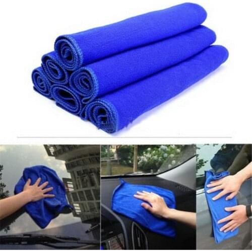 Soft Microfiber Car Cleaning Towel Car Kitchen Auto Wash Dry Clean Polish Cloth Bathroom 30*30cm Sep#2