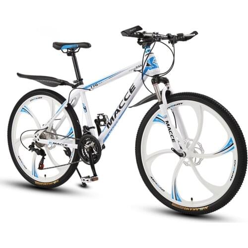 New arrival bicycle21/24/27 Speed Mountain Bike 26/24 inch Bikes Shock Absorbers steel bicycles dual disc brakes road bike