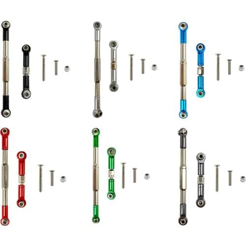 Upgrade RC Car Steering Pull Rod 1:16 Spare Parts Servo for WPL B1 B16 B24 Car Hobby Vehicles Model Modification Replacement