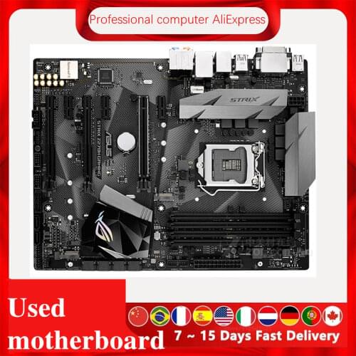 For Asus ROG STRIX Z270H GAMING Original Used Desktop Intel Z270 Z270M DDR4 Motherboard LGA 1151 i7/i5/i3 USB3.0 SATA3