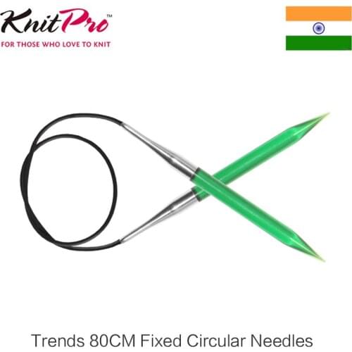 1 piece Knitpro Trendz 80 cm Fixed Circular Knitting Needle