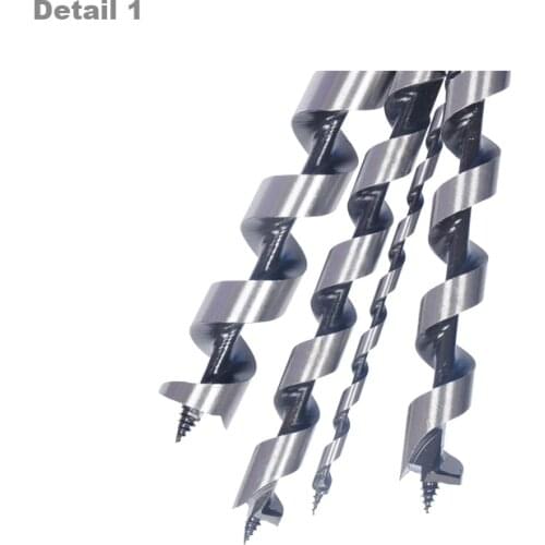 230MM Long 3pcs/set 6/8/10 Wood Auger Drill Bit, digging auger, spiral wood drill, auger drill bit set