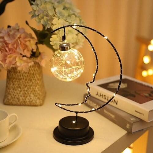 Led Home Decoration Small Ornaments Looking At The Moon Modeling Lights Lighting Decoration Christmas Night Light